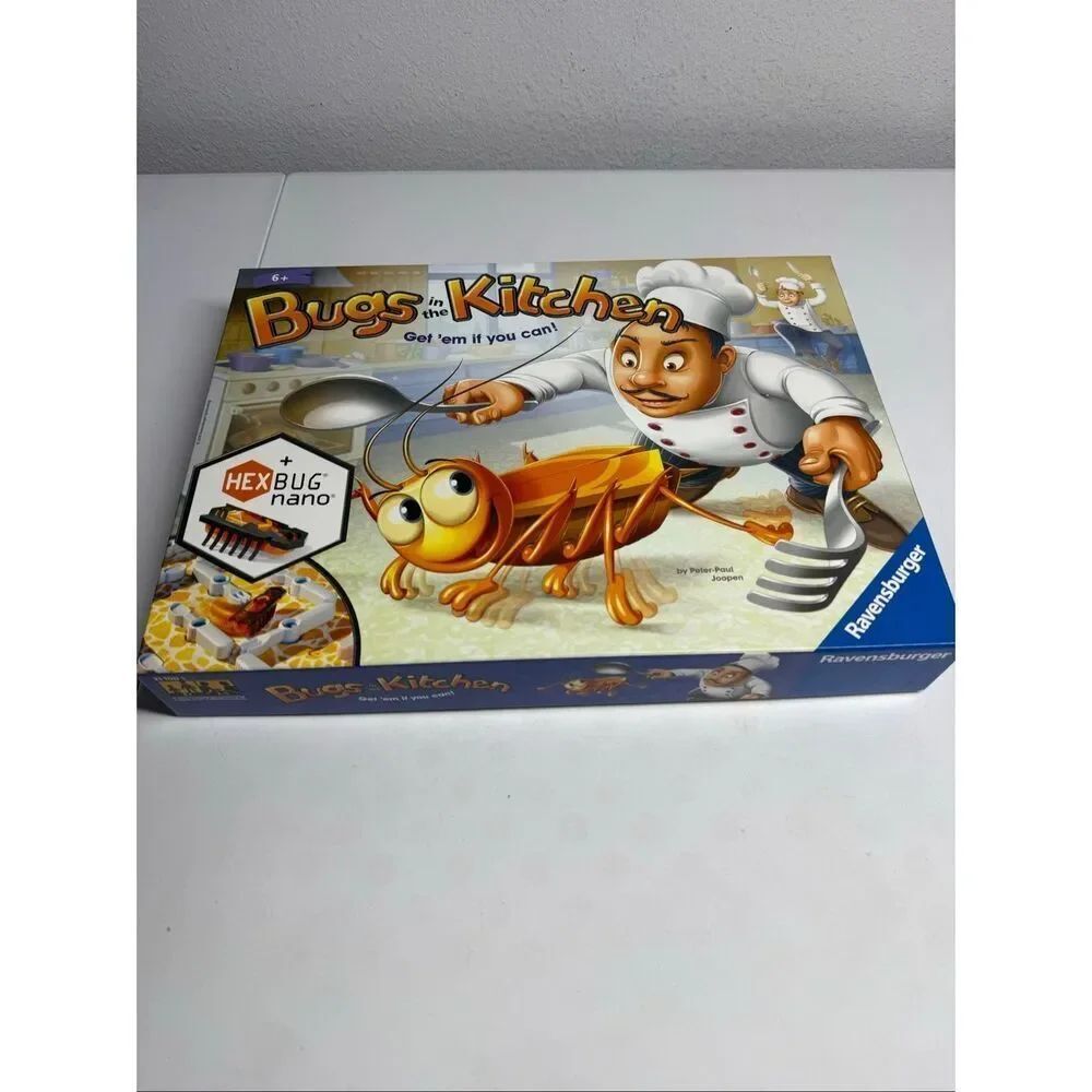 Ravensburger Bugs In The Kitchen Game Hex Bug Nano Complete